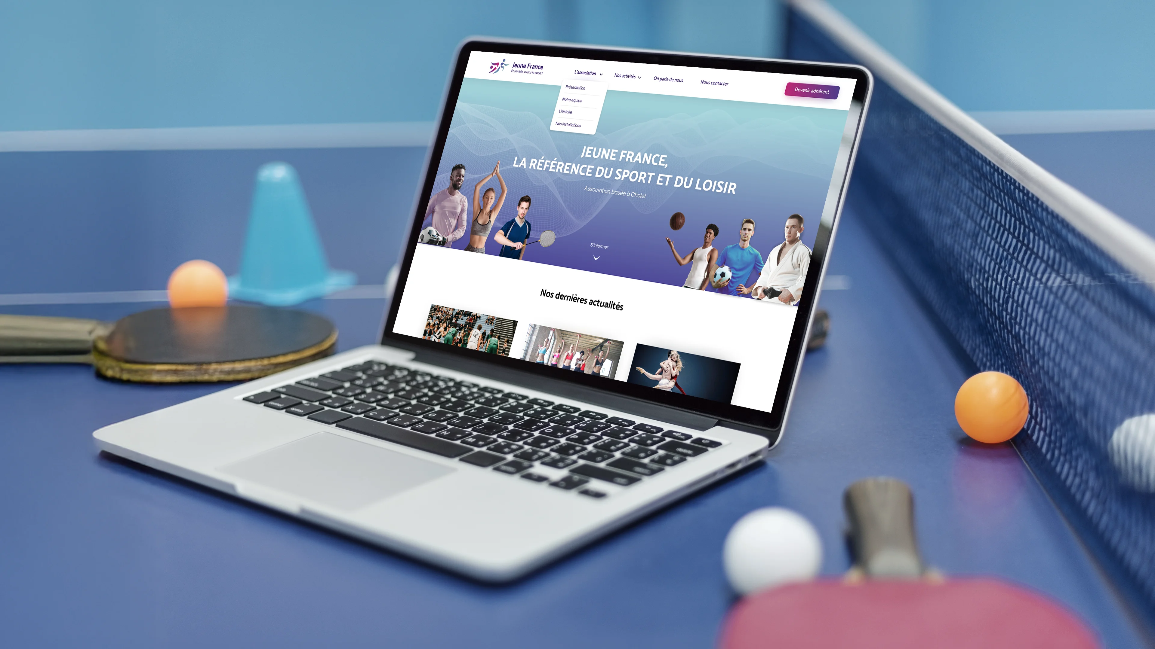 Mockup de Jeune France