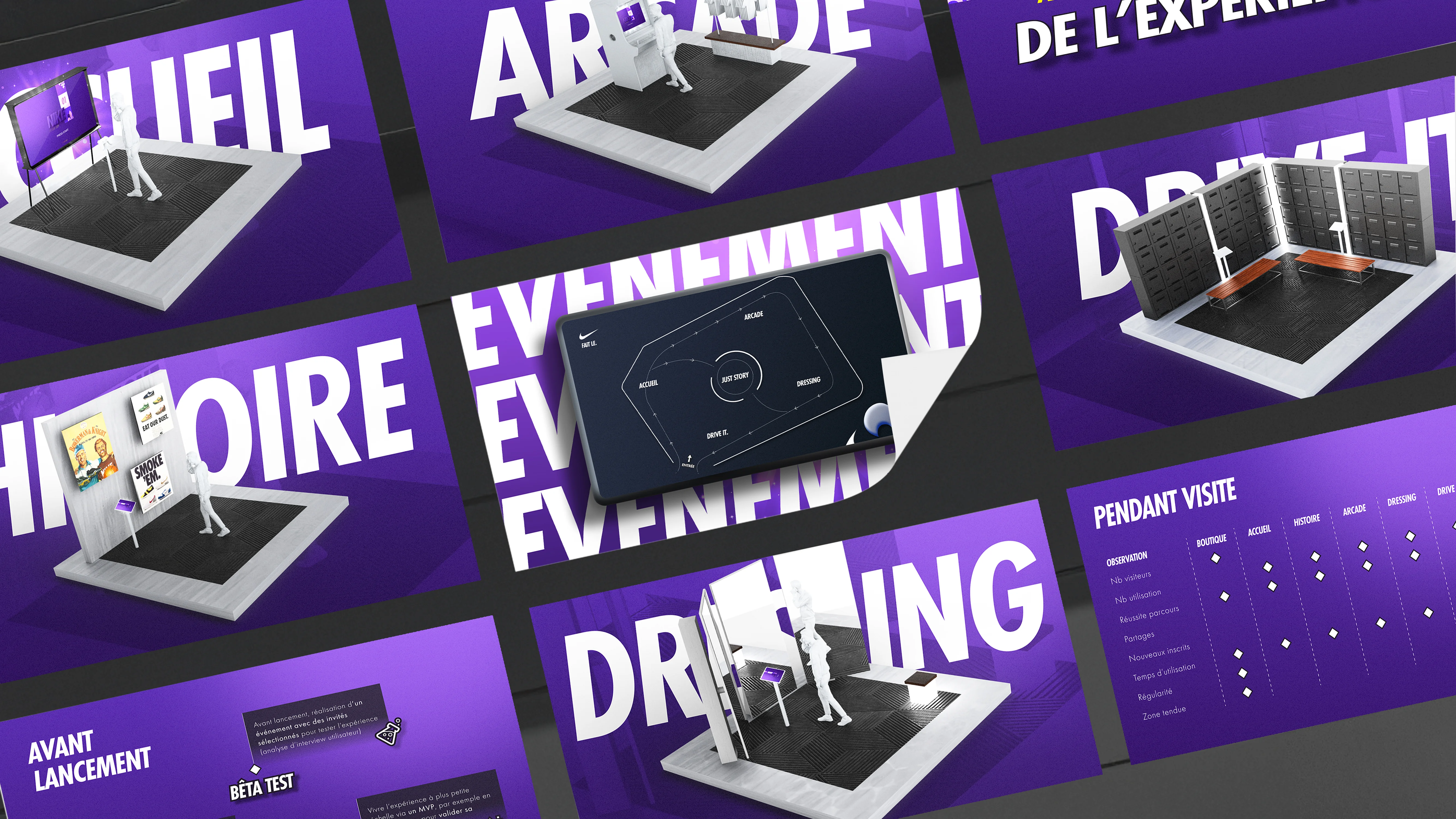 Différentes slides de la présentation