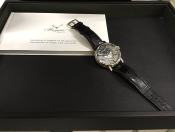 宝石広場新橋店にて買取りしました。 #宝石広場 #査定 #買取 #Breguet #ブレゲ #トラディション #腕時計 #機械式時計   ブレゲ　トラディション　WG 型番　7057BB/G9/9W6 https://t.co/mGCxPfRVEs