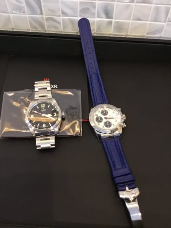 新橋店買取りショップにてチューダーのお時計2本買取りさせて頂きました。 ご来店ありがとうございました。  #宝石広場 #宝石広場買取り #腕時計 #時計 #宝石買取り #査定 #housekihiroba #watch #jewelry #宅配買取キット #宅配買取 #チューダー #クロノタイム #レンジャー https://t.co/qjL7YDEws5
