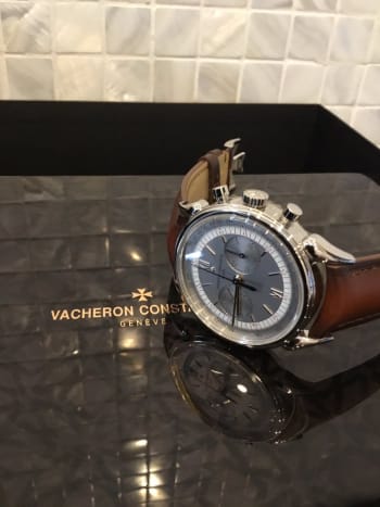 新橋店にてヴァシュロン・コンスタンタン　ヒストリークコルヌドゥヴァッシュ1955お買取りをさせていただきました。 5000H/000A-B582 #宝石広場 #宝石広場買取り #腕時計 #時計 #宝石買取り #査定 #housekihiroba #watch #jewelry #宅配買取キット #宅配買取 #ヴァシュロン #ヒストリーク 