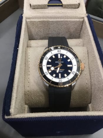 宝石広場　渋谷本店にて郵送買取りさせて頂きました🙂 綺麗なブライトリングを郵送誠にありがとうございます😊 #ブライトリング　#スーパーオーシャン　#郵送買取り　#渋谷時計買取り 