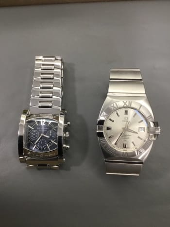 渋谷本店にてオメガのコンステレーションとブルガリのアショーマクロノグラフのお買取りを致しました。 ご来店頂きまして誠にありがとうございます。 #ブルガリ #アショーマ #オメガ #コンステレーション 