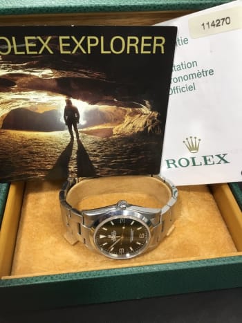 宝石広場　渋谷本店にて郵送買取りさせて頂きました🙂 人気モデルを誠にありがとうございます😊 #ロレックス　#エクスプローラー　#渋谷時計買取り　#郵送買取り 