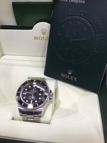 宝石広場　渋谷本店にてお買取りさせて頂きました🙂 また購入も同時にありがとうございます😊 #ロレックス　#ディープシー　#ロレックススポーツ　#渋谷時計買取り　#ロレックス買取り 