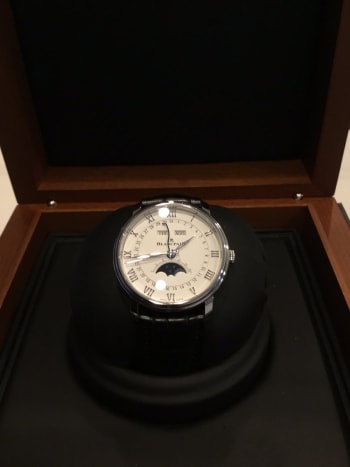 新橋買取ショップにてブランパンのヴィルレ コンプリートカレンダームーンフェイズ　6654-1127-55B のお買取りを致しました。 暑い中、ご来店頂きまして誠にありがとうございます。 #ブランパン #新橋買取ショップ #ヴィルレコンプリートカレンダームーンフェイズ 