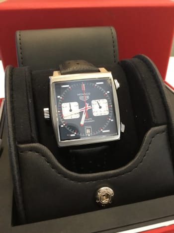 新橋買取ショップにてタグホイヤーのモナコ　キャリバー11のお買取を致しました。 ご来店頂きまして誠にありがとうございました。 #新橋買取 #タグホイヤー買取 