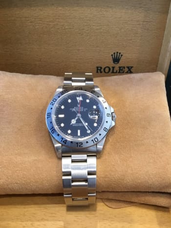 新橋買取ショップにてロレックスのエクスプローラーⅡのお買取りを致しました。 暑い中のご来店、誠にありがとうございます。 #新橋買取 #時計買取 #ロレックス #エクスプローラーII 