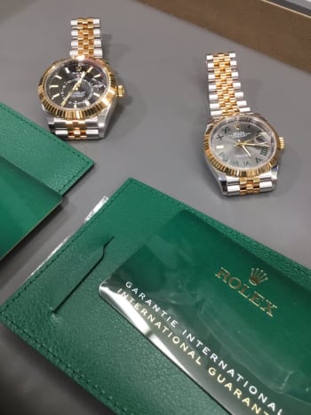 宝石広場　渋谷本店にてお買取りさせていただきました。 人気モデルを誠にありがとうございます😊 #ロレックス　#スカイドゥエラー　#デイトジャスト 