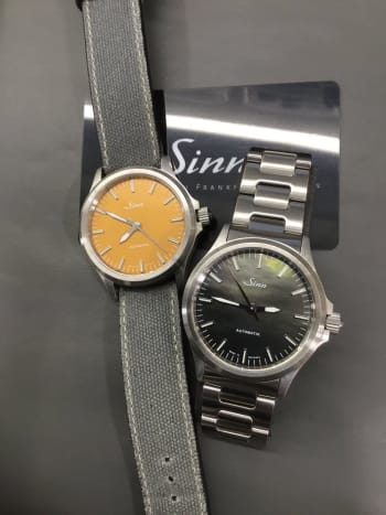 渋谷本店にてSINNの556シリーズをお買取りさせていただきました。定番の文字盤とはひと味違う2本です。 