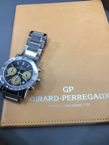 宝石広場　渋谷本店にてお買取りさせていただきました。 雰囲気抜群なGP7000を誠にありがとうございます😊 #ジラールペルゴ　#GP7000  #渋谷時計買取り 