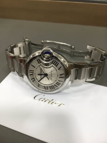 渋谷本店にてカルティエのバロンブルードゥカルティエ WSBB0044をお買取りさせていただきました。 