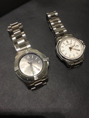 宝石広場　新宿買取りショップにてお買取りさせていただきました。きれいな時計を誠にありがとうございます😊 #ブライトリング　#コルム　#新宿時計買取り 