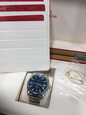 宝石広場　渋谷本店にてお買取りさせていただきました🙌 ご購入も誠にありがとうございました😊 #オメガ　#シーマスターアクアテラ　#渋谷時計買取り 