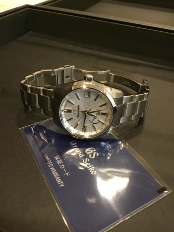 新橋買取ショップにてグランドセイコーのヘリテージコレクションSBGE279をお買取させていただきました。 