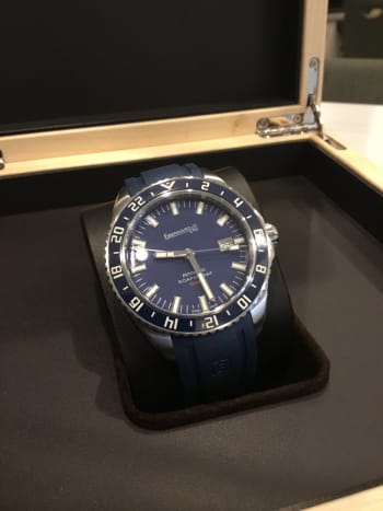 新橋買取ショップにてエベラールのスカルフォグラフGMTのお買い戻しを致しました。 ご来店頂きまして誠に有難うございます。 #新橋買取 #時計買取 