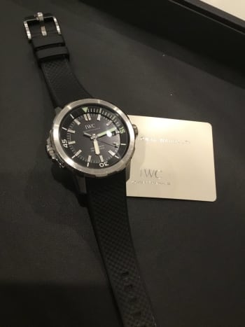 宝石広場　新橋買取ショップにてお買取りさせていただきました🙌人気モデルを誠にありがとうございました😊 #アクアタイマー　#銀座時計買取り 