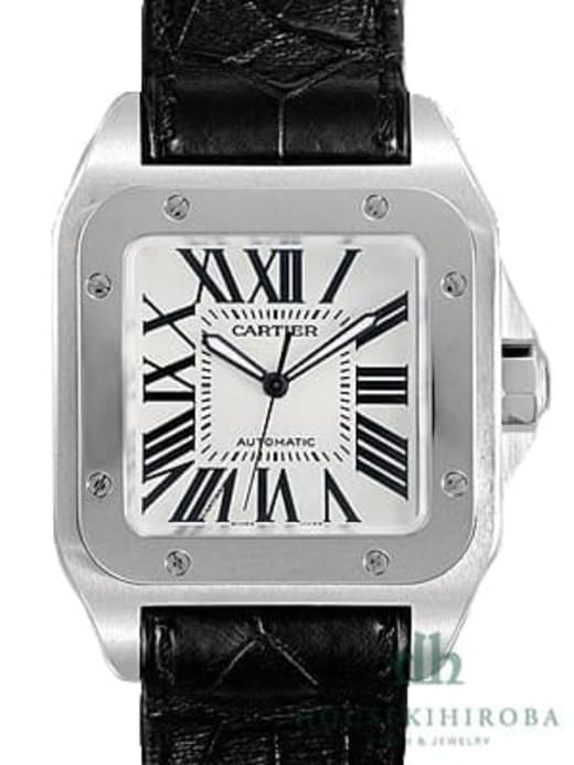 カルティエ サントス１００ LM W20073X8を高価買取｜腕時計・ジュエリー買取・査定なら宝石広場