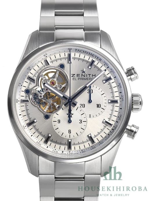 03.2040.4061/01.M2040 クロノマスター エルプリメロ オープン シルバー