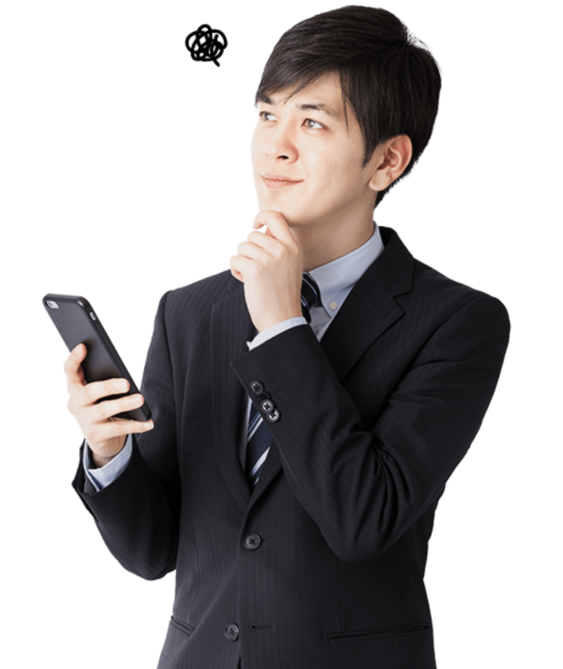 悩んでる人