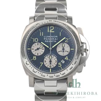 PAM00168 ルミノール クロノ レガッタ2003 世界限定399本 ブルー／シルバー