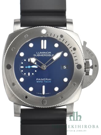 PAM00692 ルミノール サブマーシブル 1950 BMG-TECH 3デイズ ブルー
