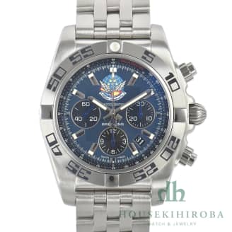 AB01107E/C885 クロノマット４４ ブルーインパルス 日本限定４００本 ブルー／ブラック