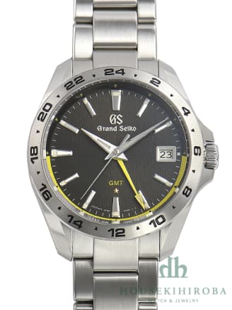 SBGN001 9F86-0AA0 グランドセイコー ＧＭＴ キャリバー９Ｆ２５周年記念限定８００本 グレー／イエロー