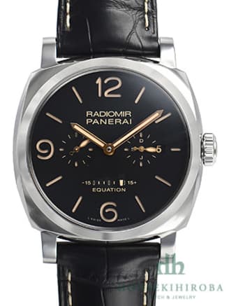 PAM00516 ラジオミール 1940 イクエーションオブタイム 8デイズ アッチャイオ 世界限定200本 ブラック