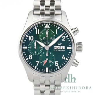 IW388104 パイロット・ウォッチ・クロノグラフ 41 グリーン