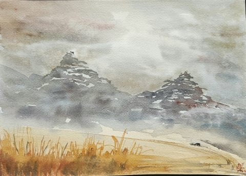 The Way - Original painting by Dejan Zivkovic