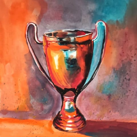 Goblet of Fire - Original painting by Dejan Zivkovic