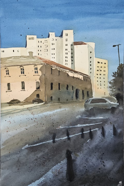 Pop Lukina - Original painting by Dejan Zivkovic