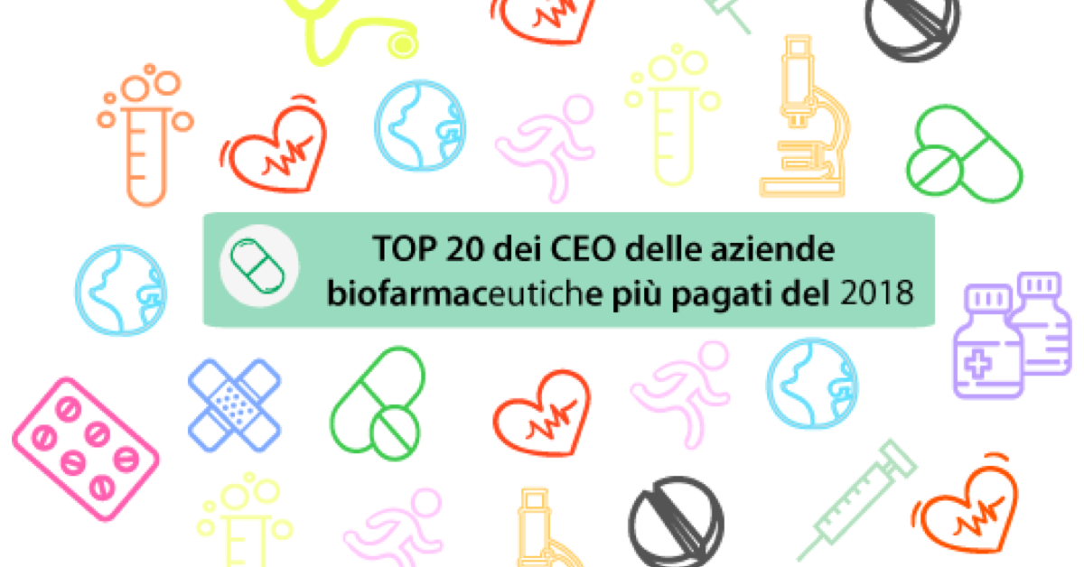 La top 20 dei CEO delle BioFarma più pagati del 2018