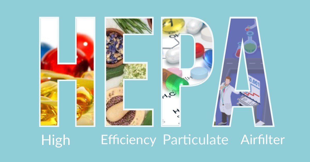 HEPA = High Efficiency Particulate Air filter