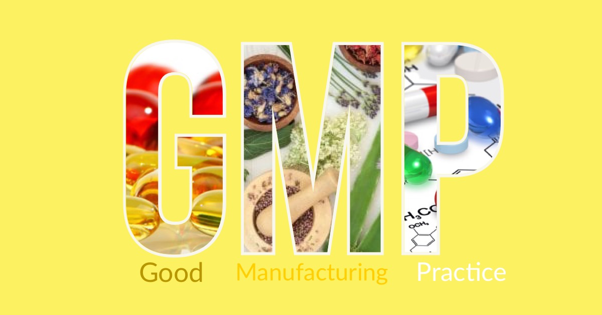 GMP = Good Manufacturing Practice