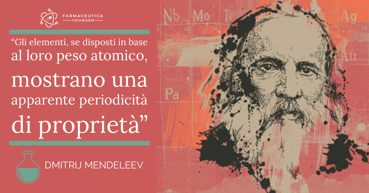 DMITRIJ MENDELEEV - Gli elementi, se disposti in base al loro peso atomico, mostrano una apparente periodicità di proprietà