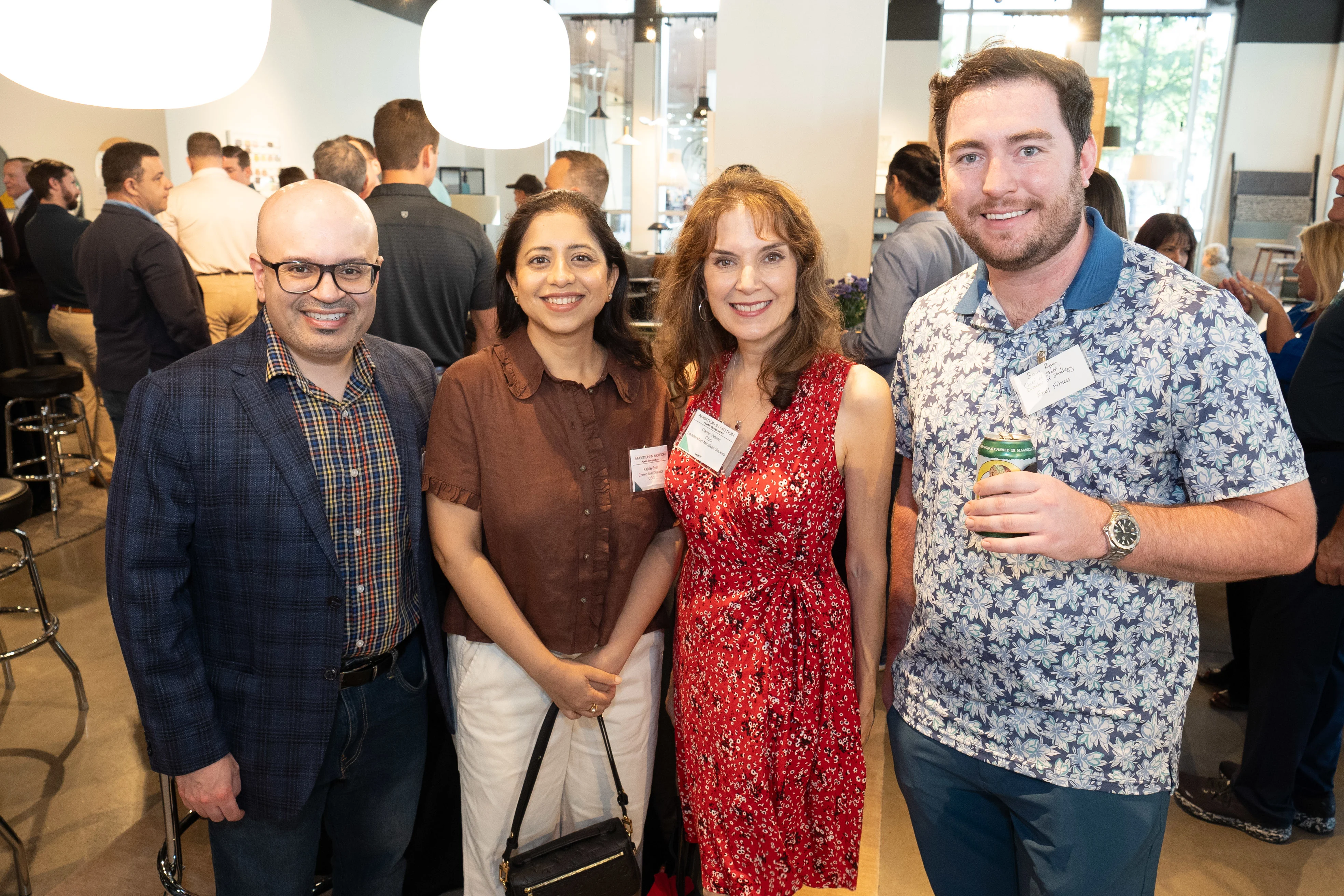 A photo of Varun Syal, Kajal Syal, Carrie Vanston, Sean Ryan