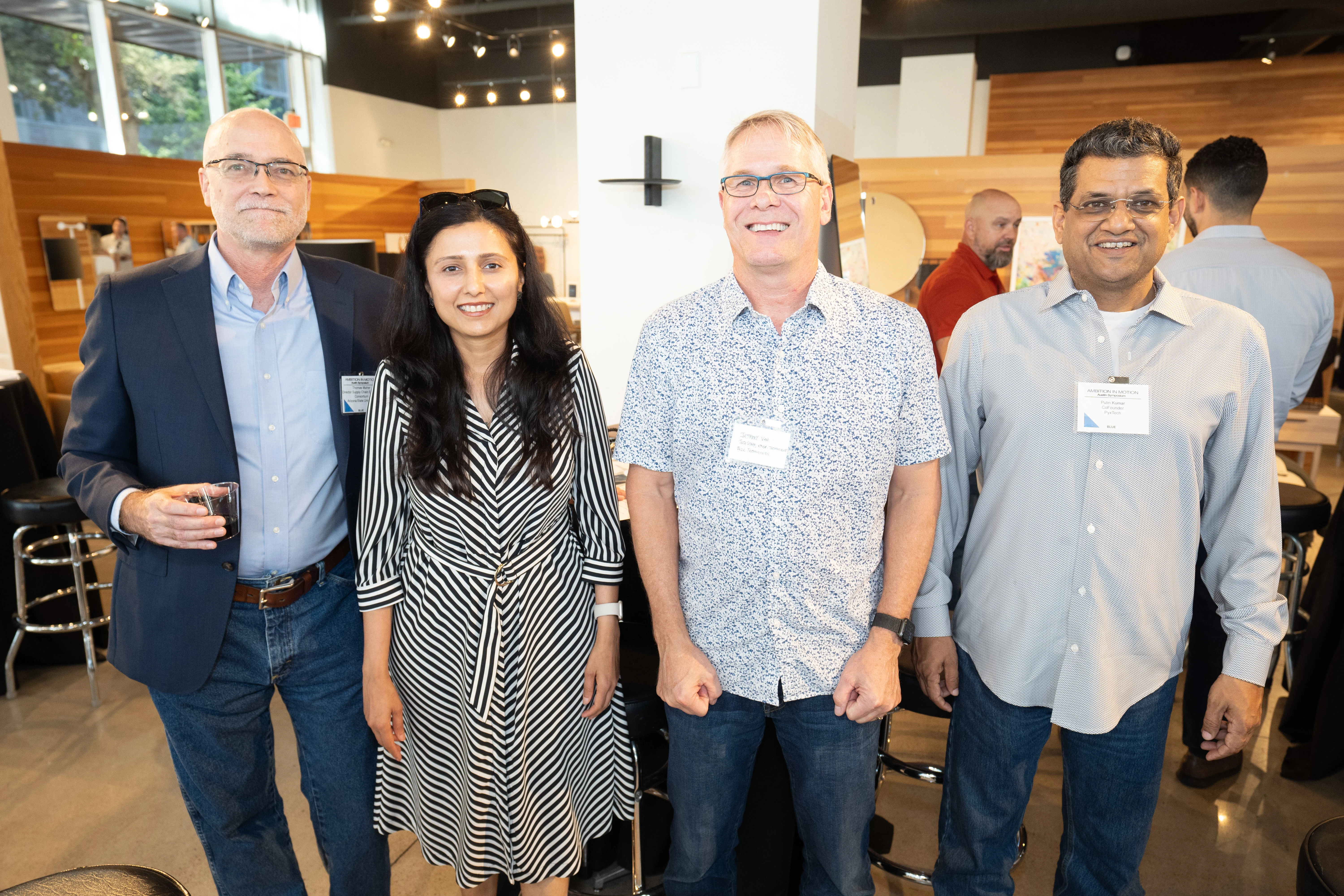 A photo of Thomas Maher, Pradnya Bagad, Jeffrey Vah, Pulin Kumar