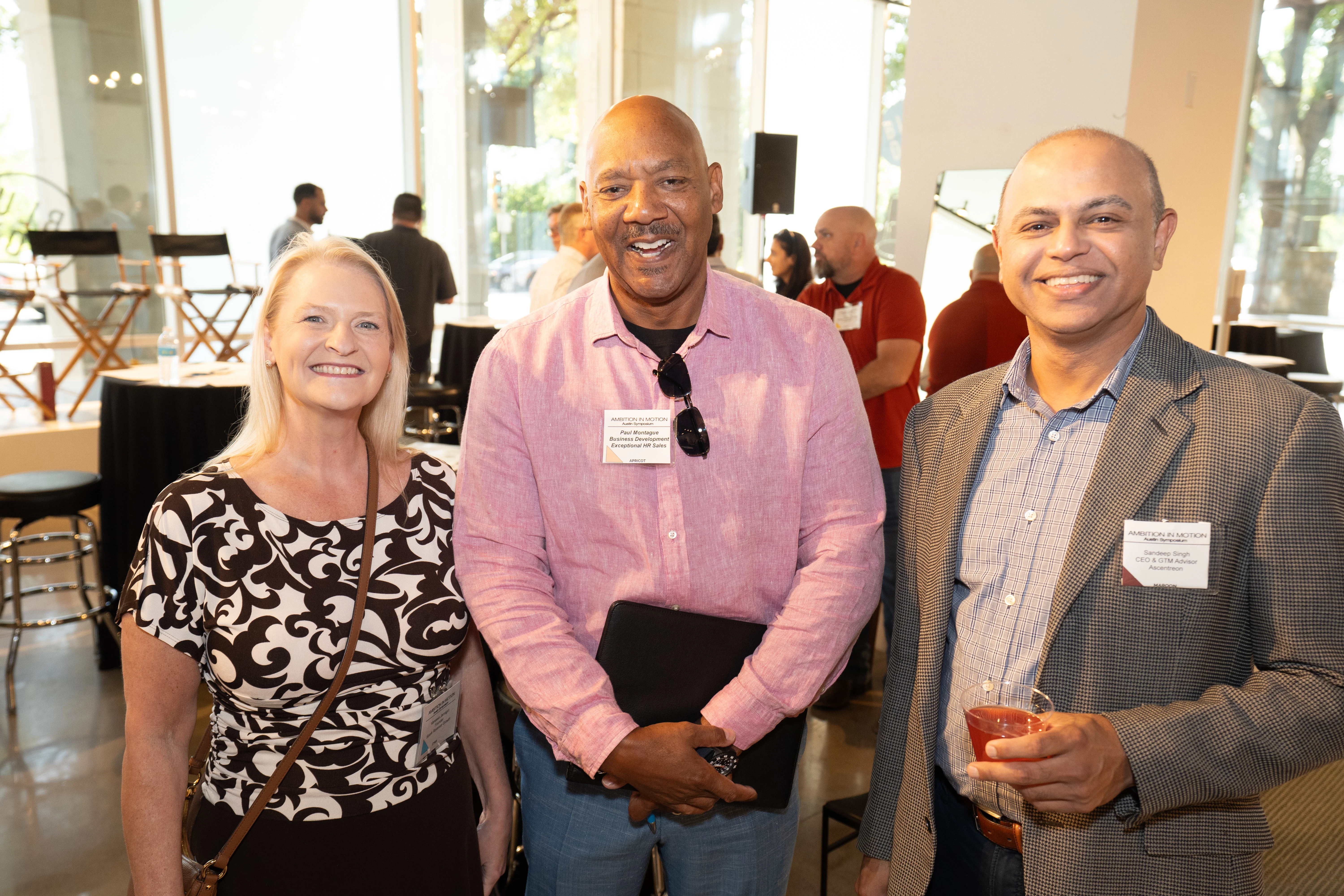 A photo of Vanessa Jarnagin, Paul Montague, and Sandeep Singh