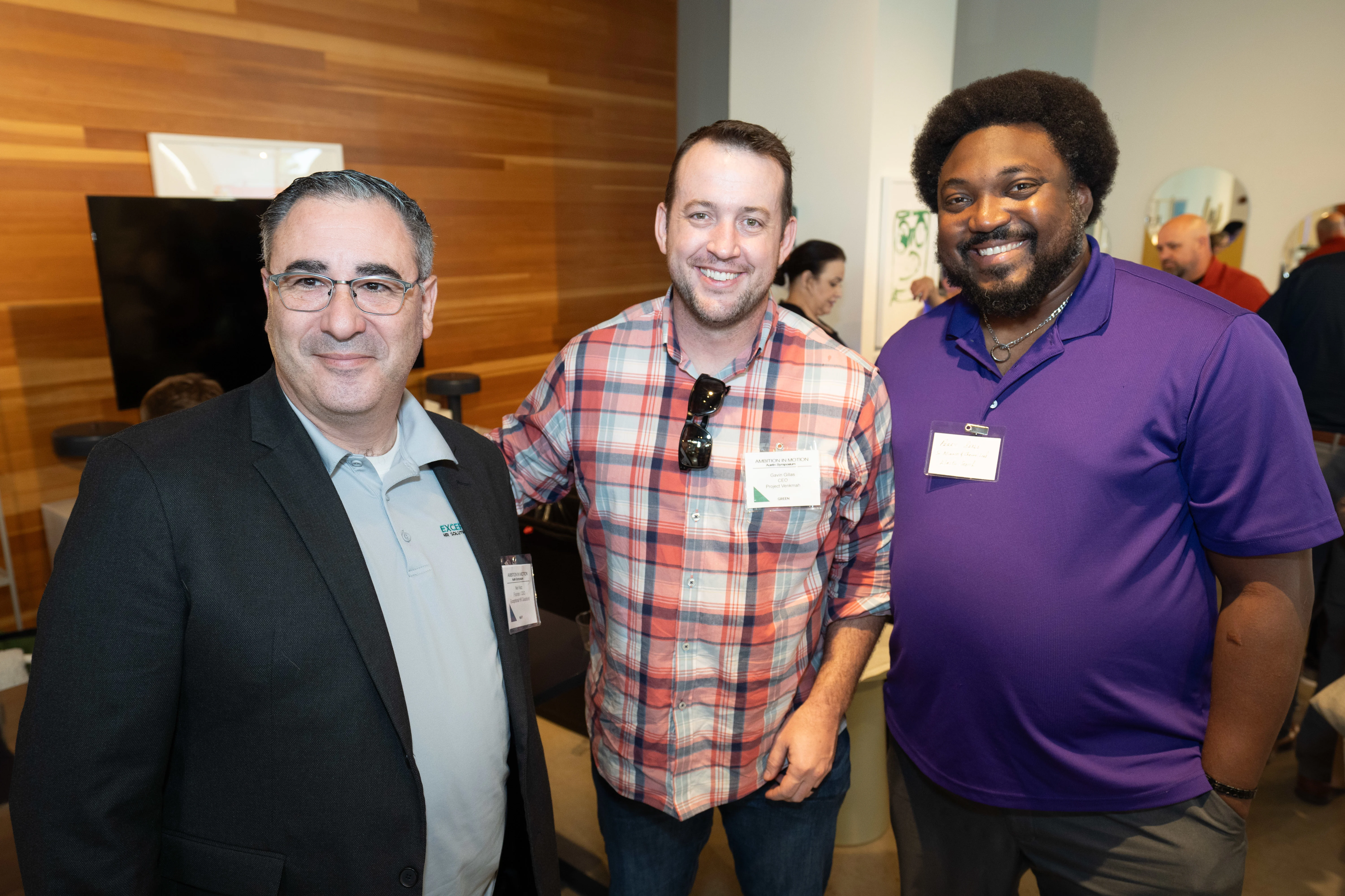 A photo of Neil Katz, Gavin Gillas, and Perry Seale