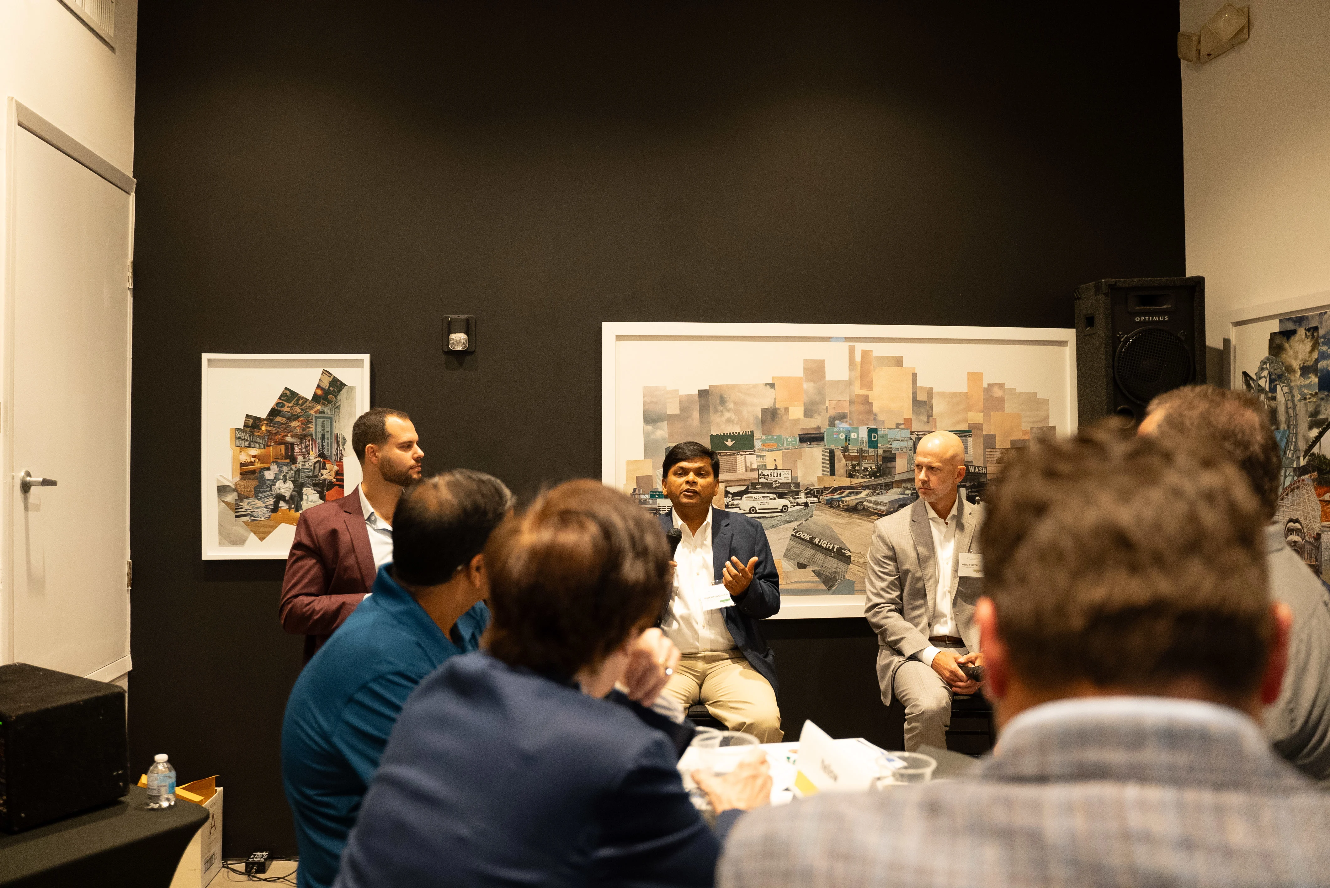 A photo of Garrett Mintz, Rupesh Sanghavi, Wesley Vestal