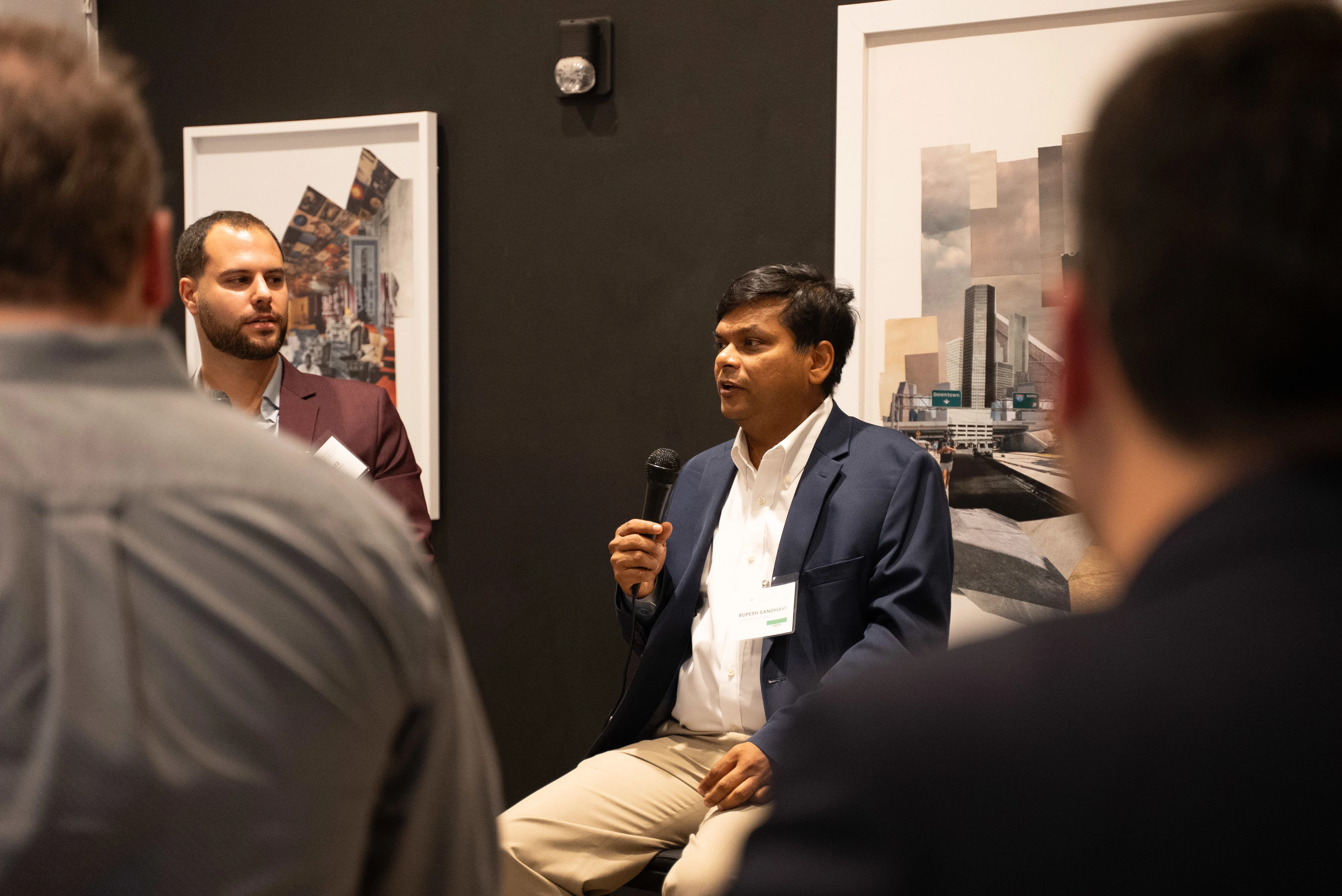 A photo of Garrett Mintz, Rupesh Sanghavi