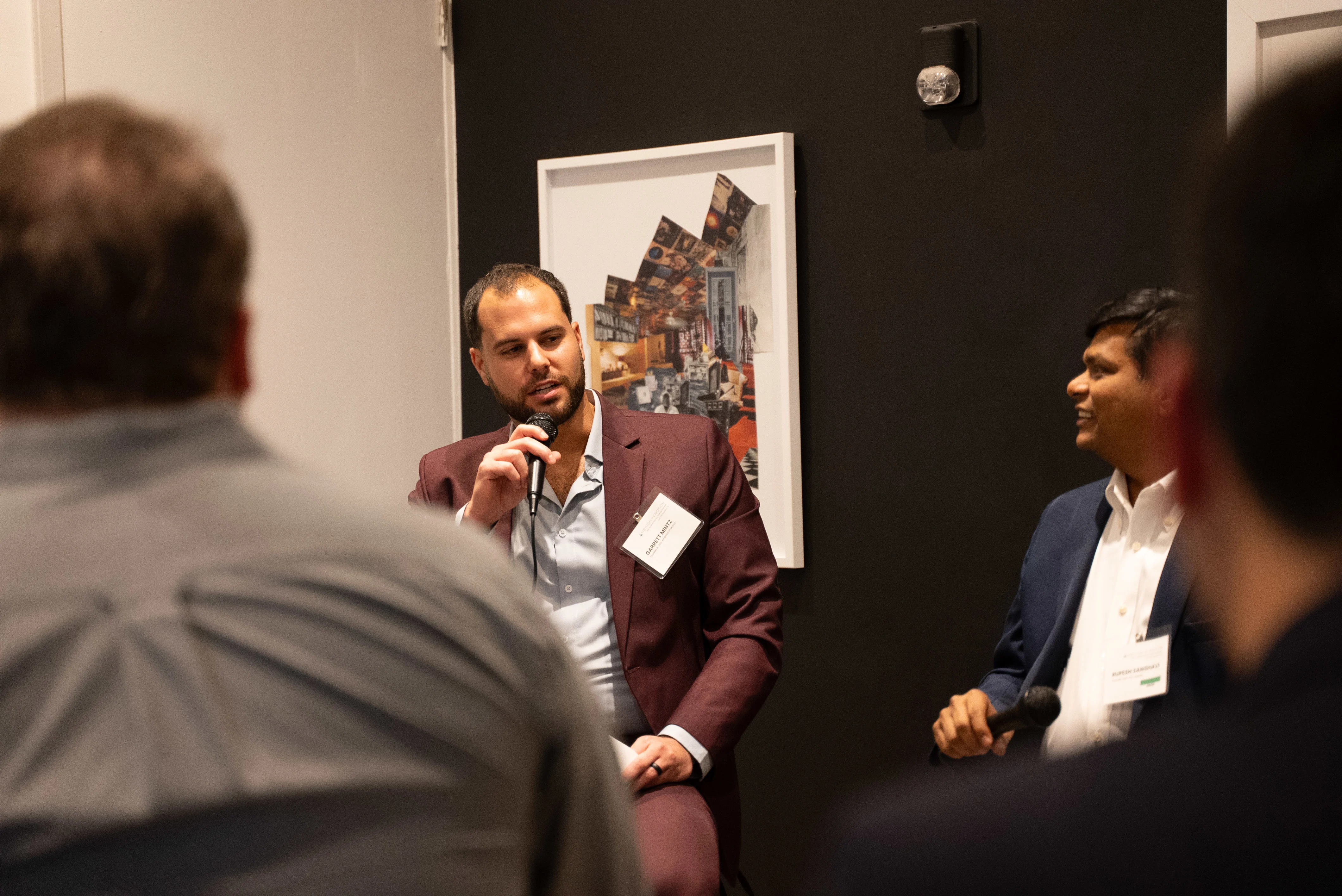 A photo of Garrett Mintz, Rupesh Sanghavi
