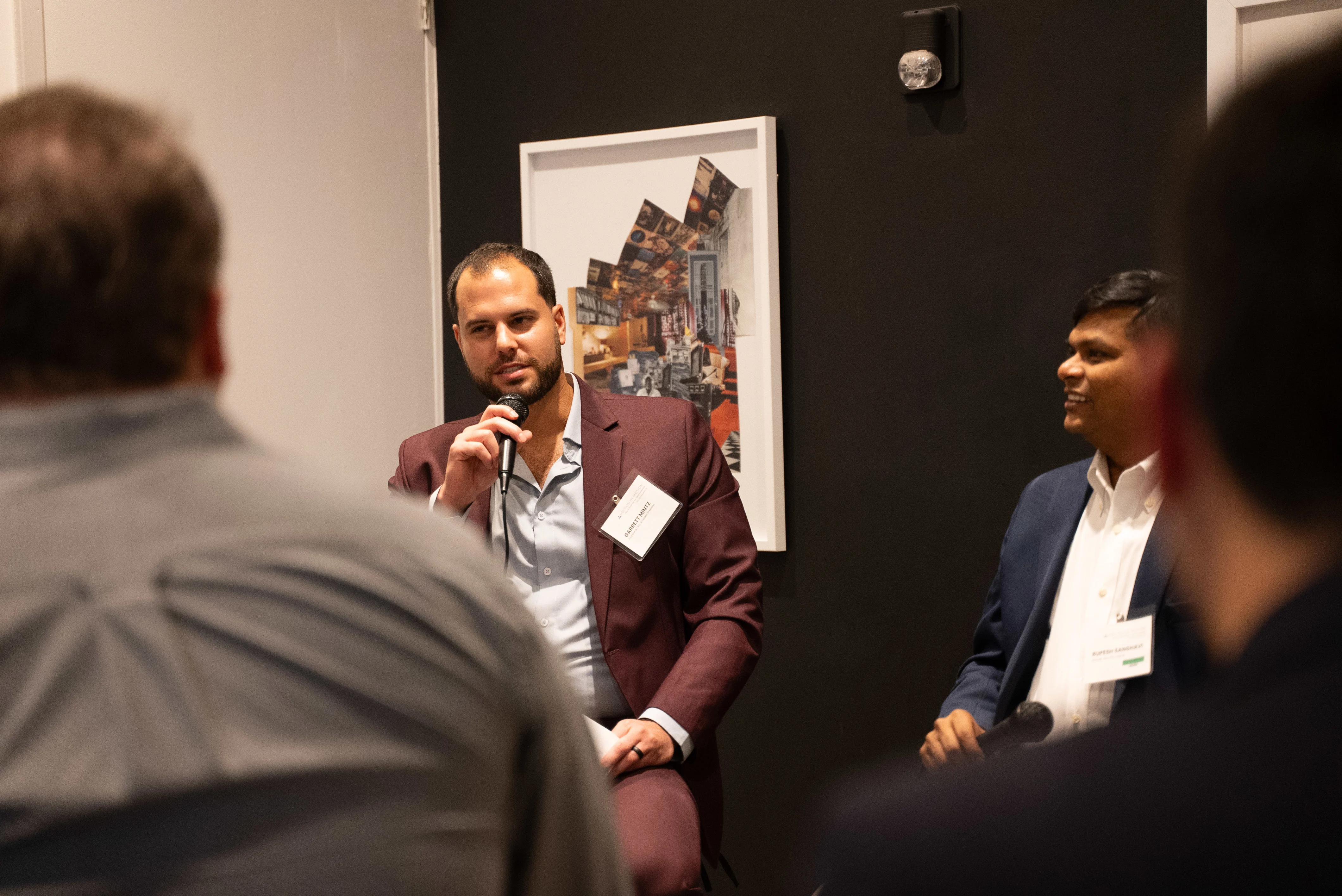 A photo of Garrett Mintz, Rupesh Sanghavi