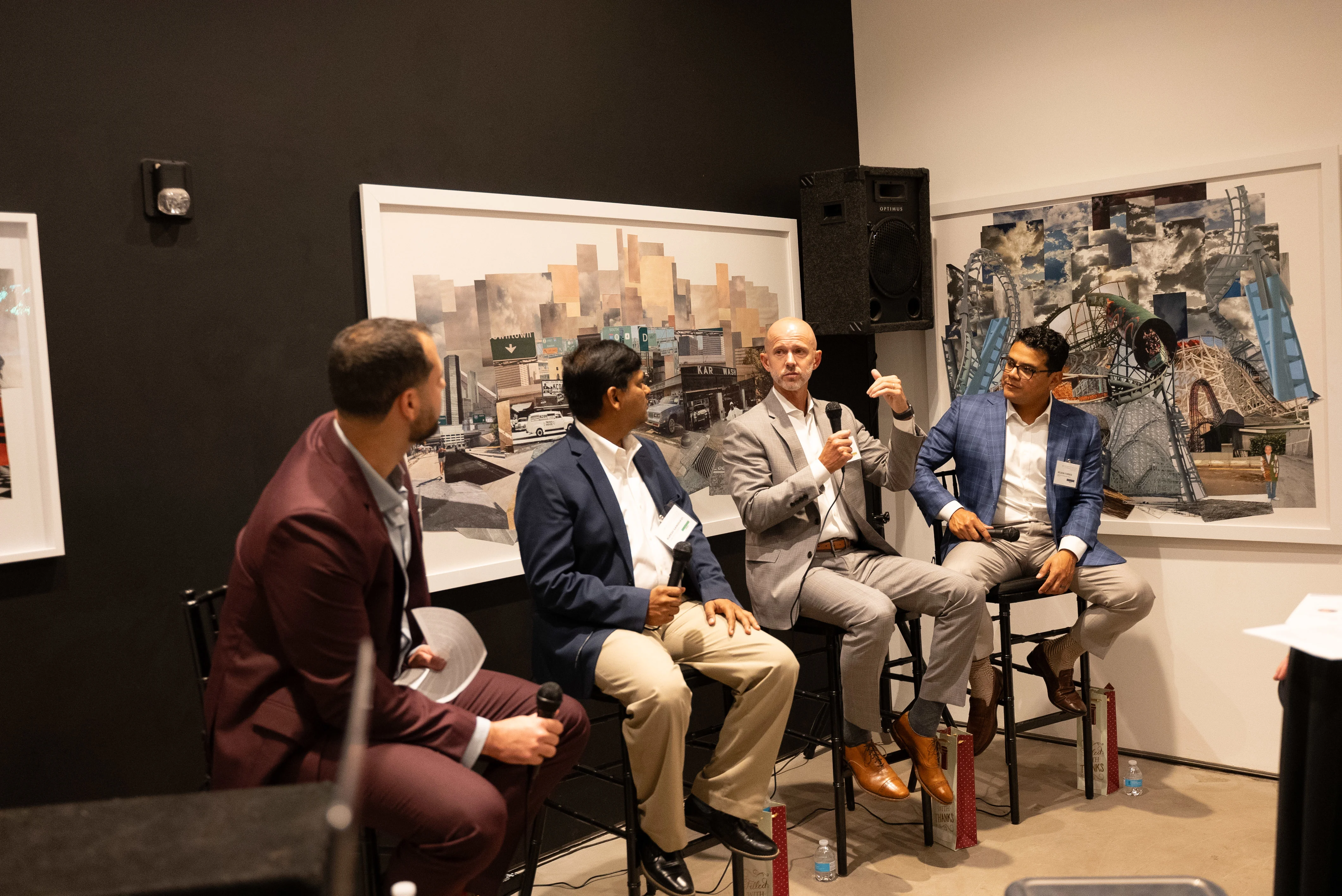 A photo of Garrett Mintz, Rupesh Sanghavi, Wesley Vestal, Nelson Torres