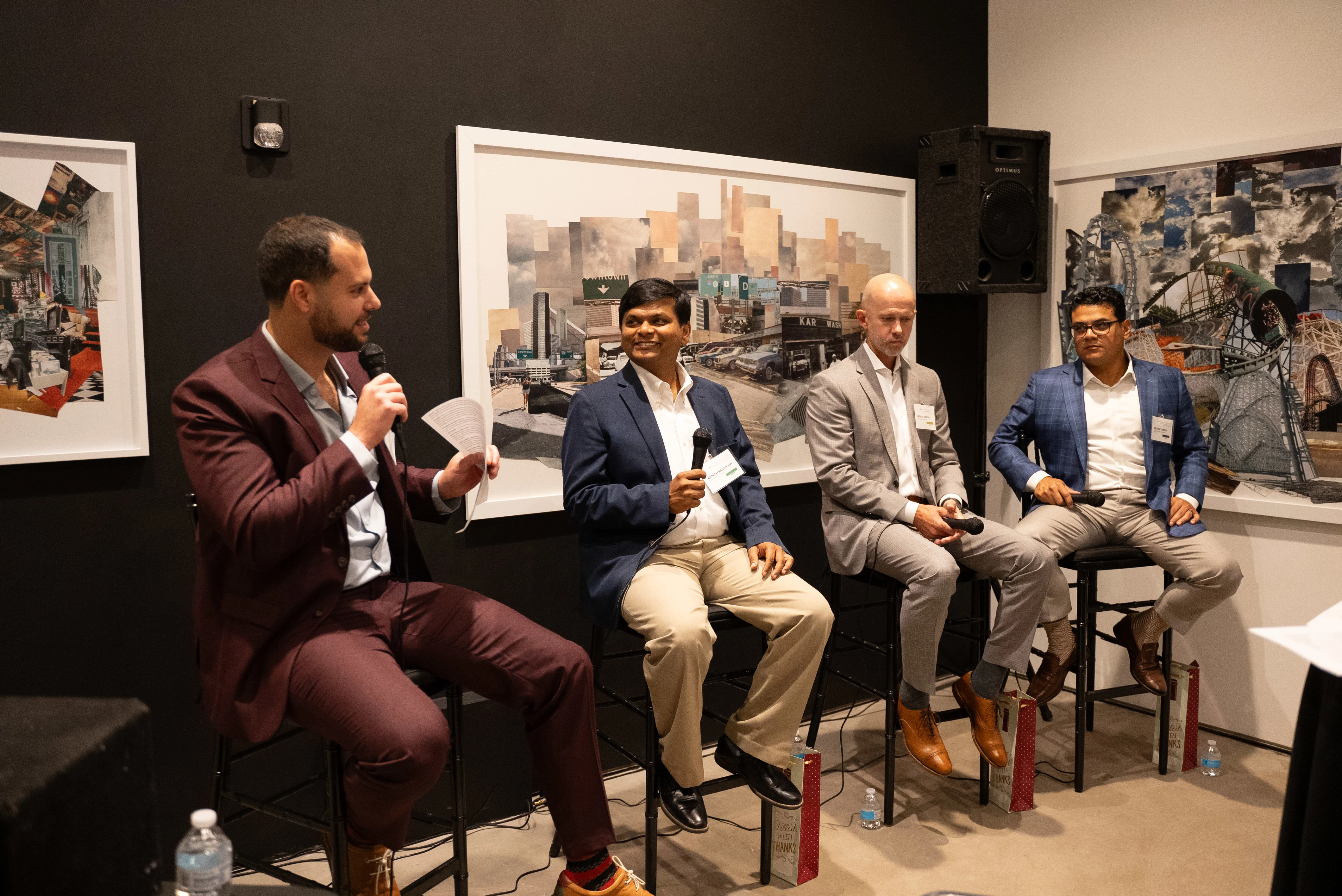 A photo of Garrett Mintz, Rupesh Sanghavi, Wesley Vestal, Nelson Torres