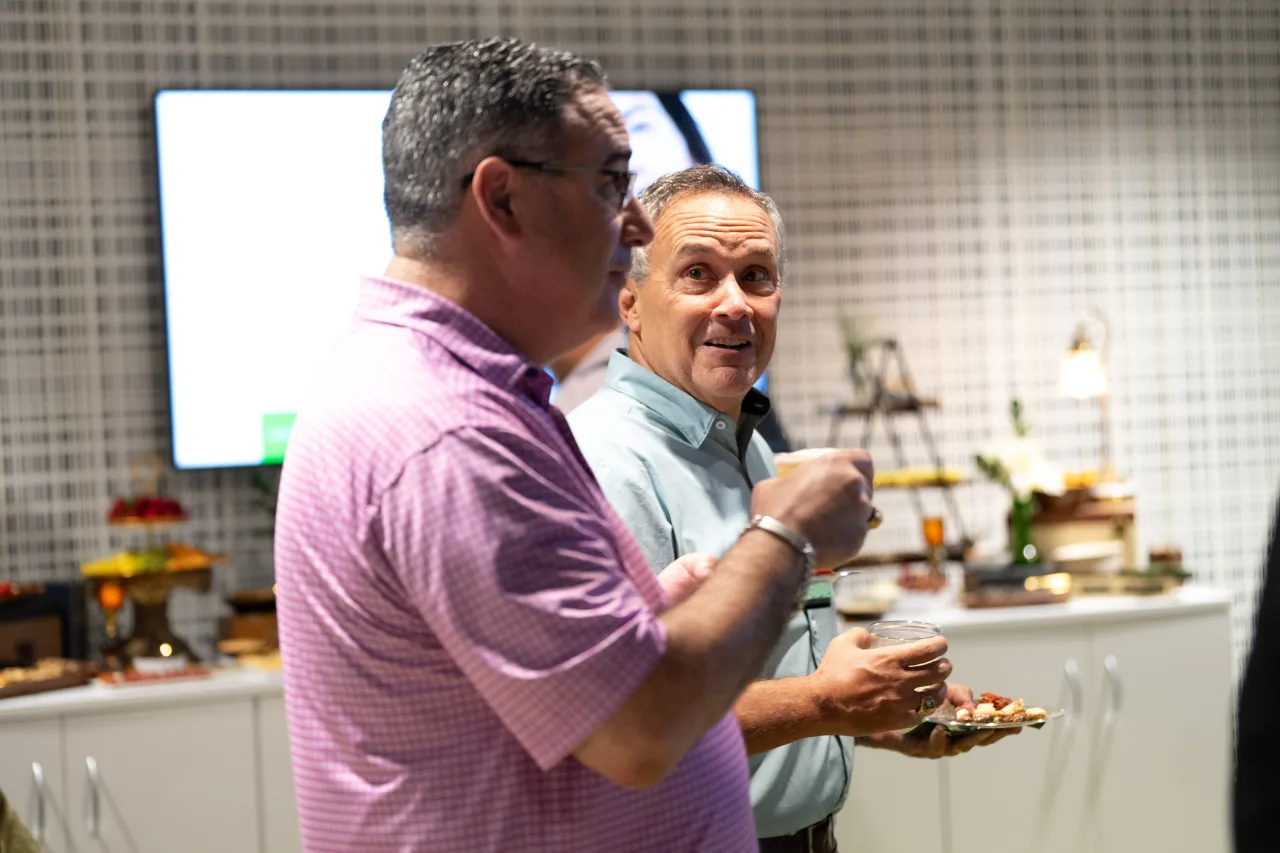 A photo of Neil Katz and Brian Vogel