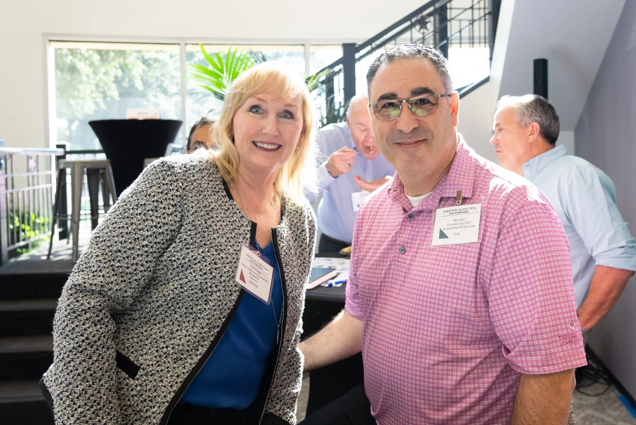 A photo of Lisa Ploeg and Neil Katz