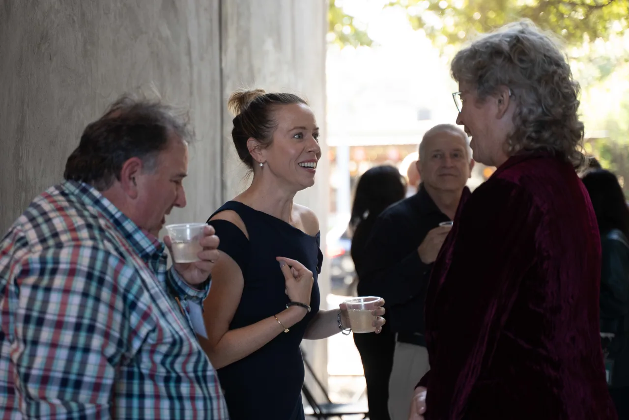 A photo of Kirk Kistner, Kristen Johns, Kara Pelecky